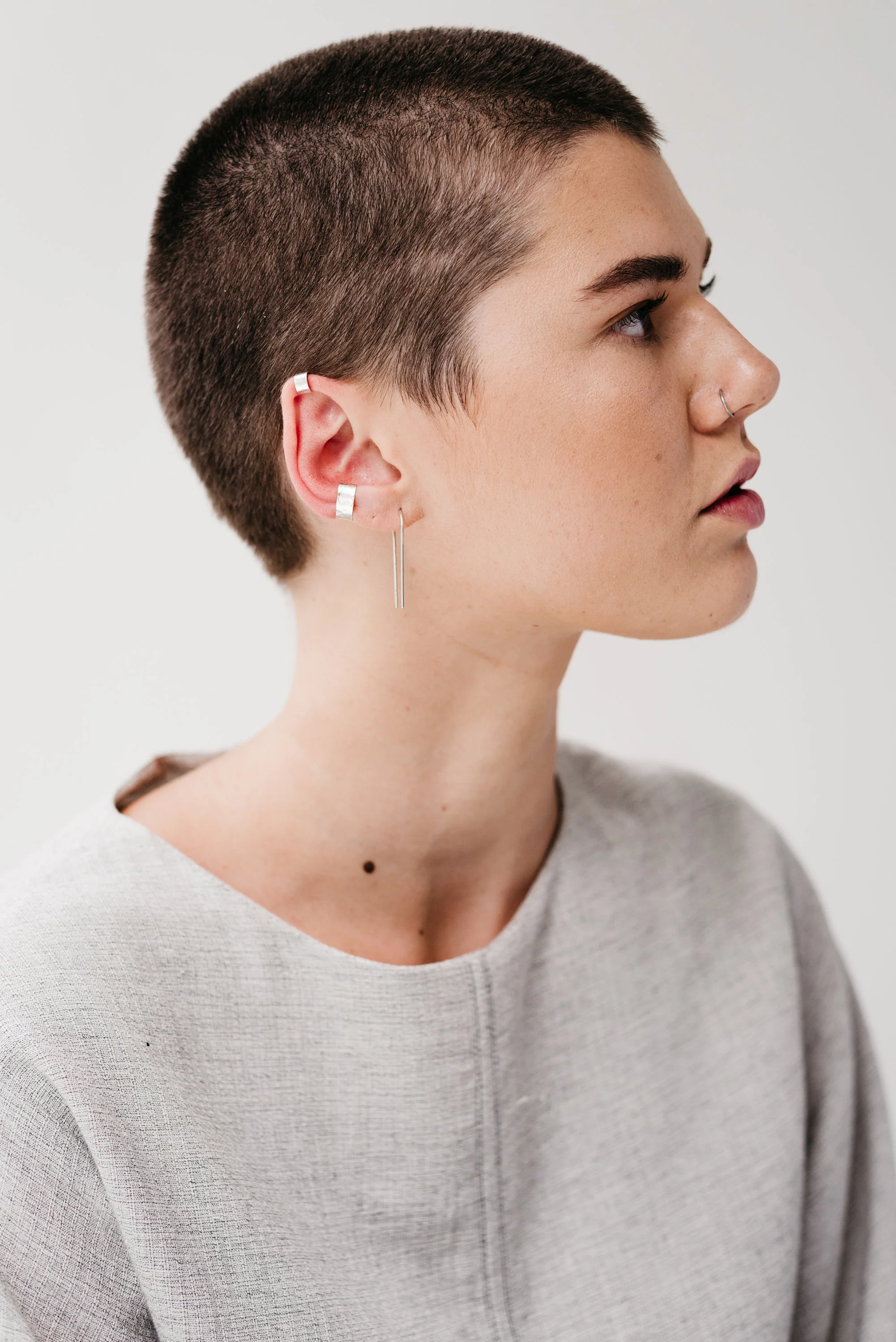 Silver Mid Ear Wrap - Image 4