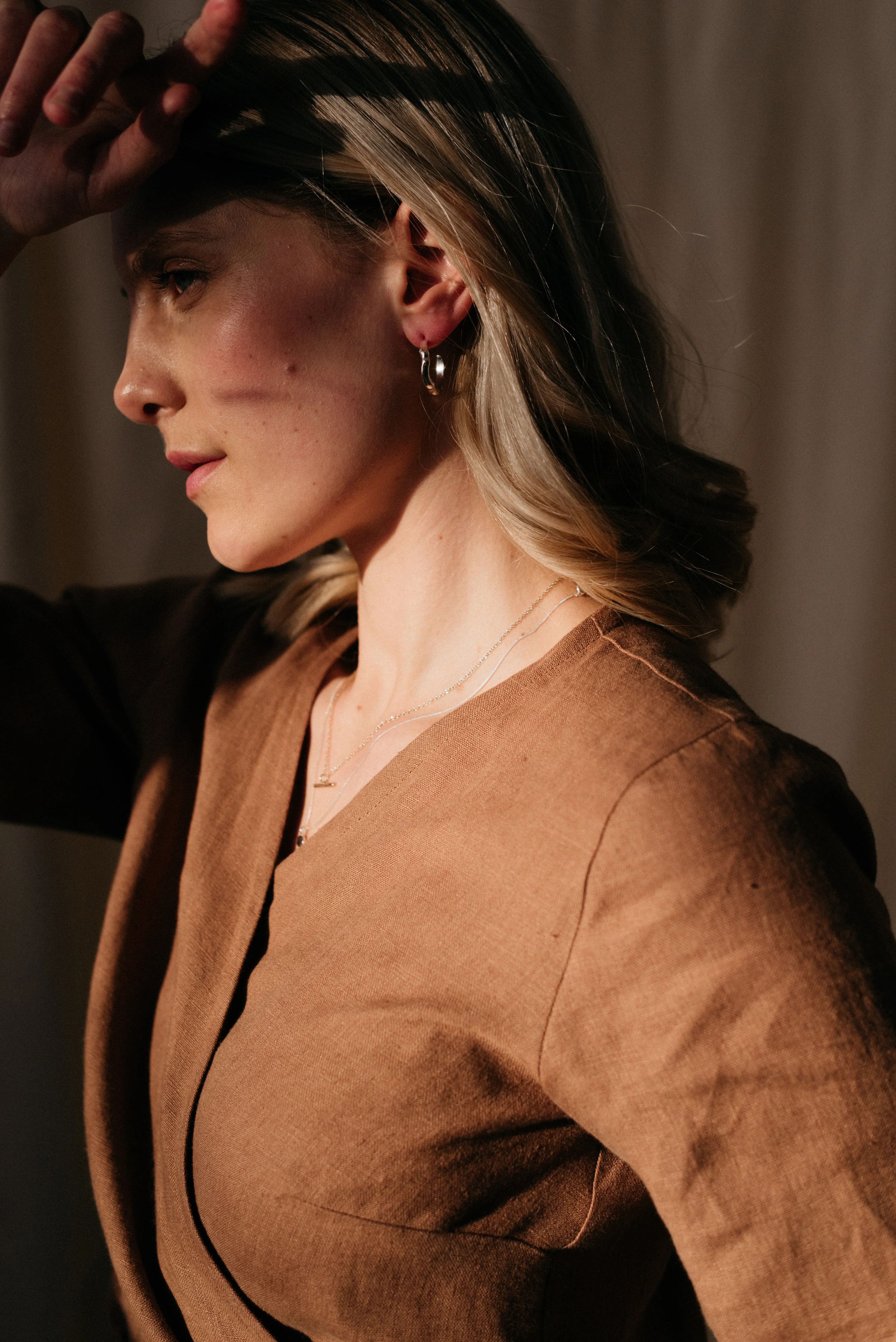 Silver Melty Hoops - Image 5
